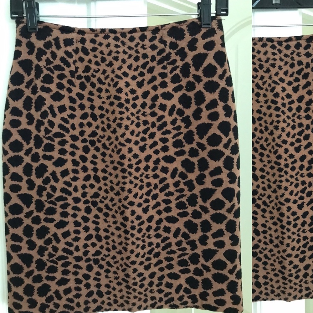 New J. McLaughlin Leopard Print Skirt , Size XS